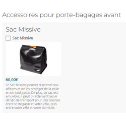 Porte‑bagages avant de la gamme ÉVO - Oklö - biclou pratique