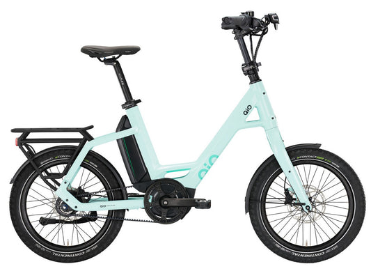 QiO Eins A-8R Vélo compact électrique vert Nexus 8 vitesses