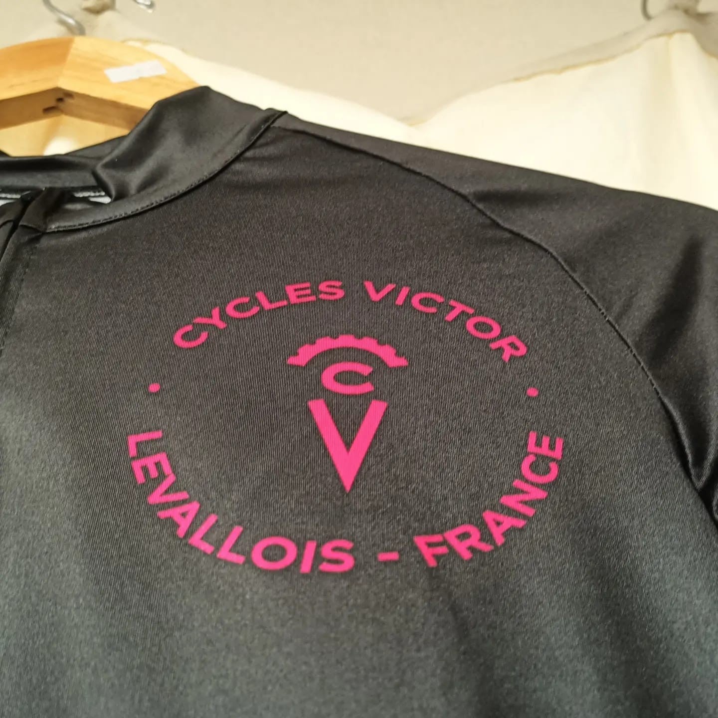 Maillot Cycles Victor x ToFit (noir)