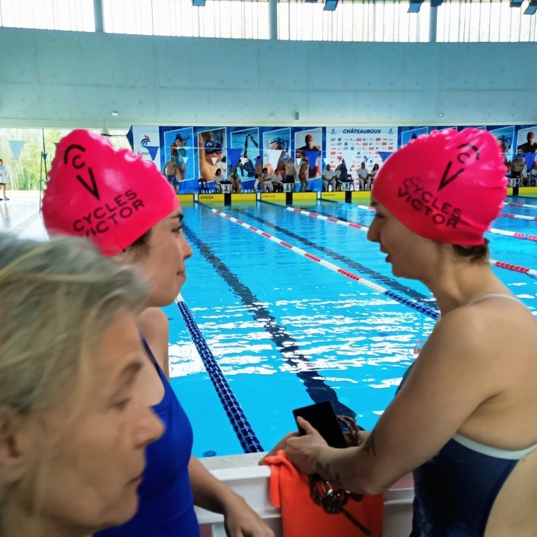 Bonnet de bain rose