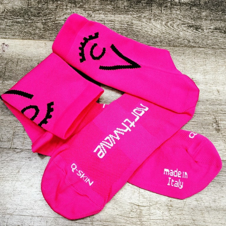 Chaussettes Cycles Victor x Northwave (rose)