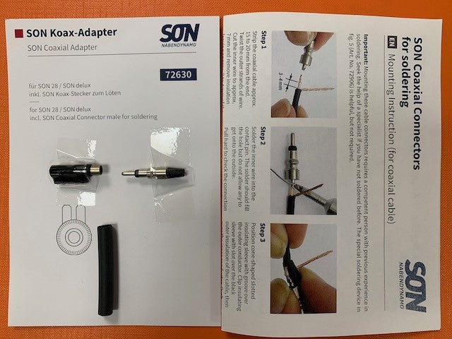 Connecteur SON Coaxial Adapter