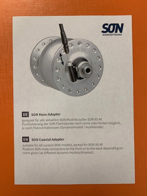 Connecteur SON Coaxial Adapter